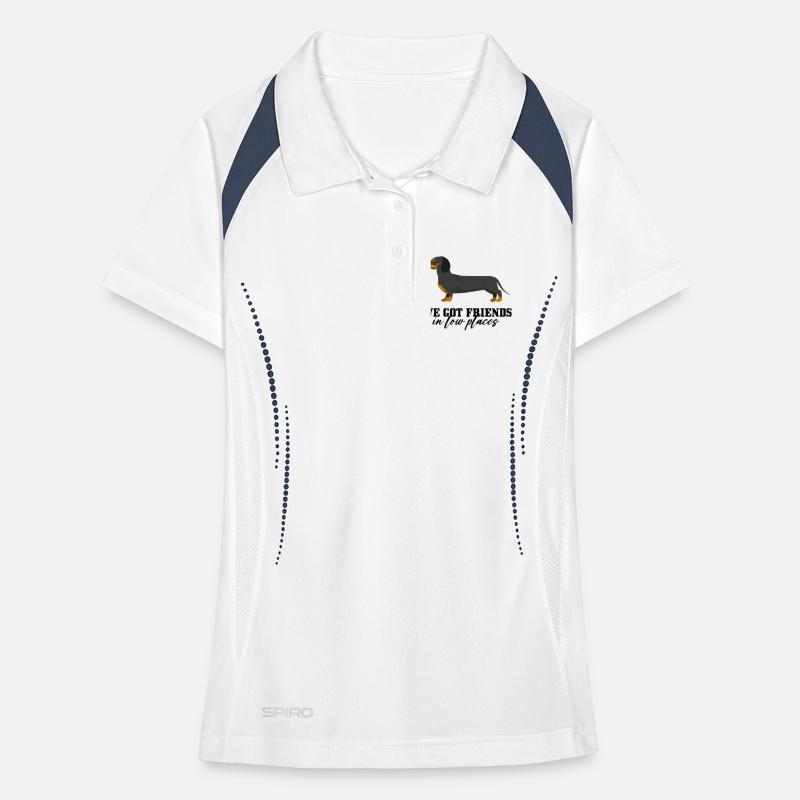 Teckel Ember Silhouette Polo respirant Femme