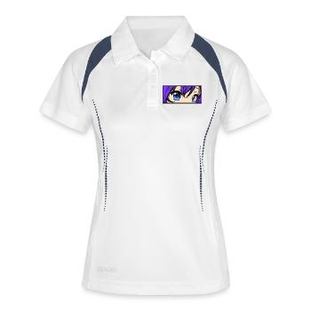 Cartoon Comic Mangastyle Anime Manga Japan - Women's Polo breathable - white/navy - Front
