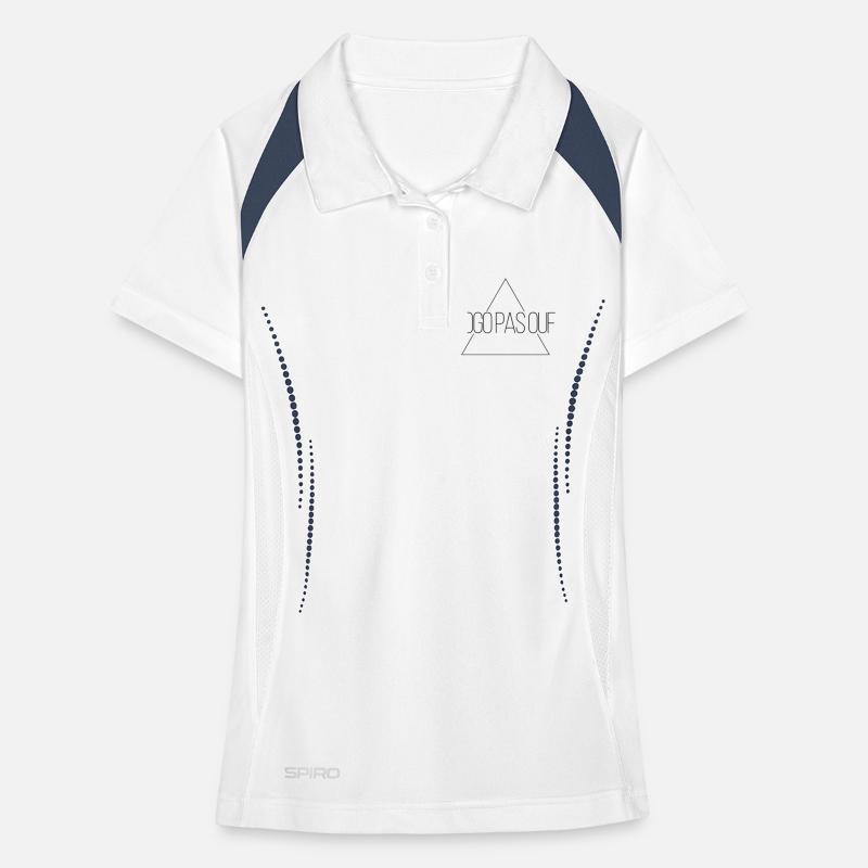Logo pas ouf - Mais rigolo Polo respirant Femme