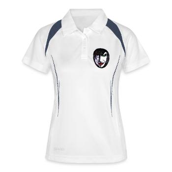 Joker - Frauen Polo atmungsaktiv - Weiß/Navy - Vorne
