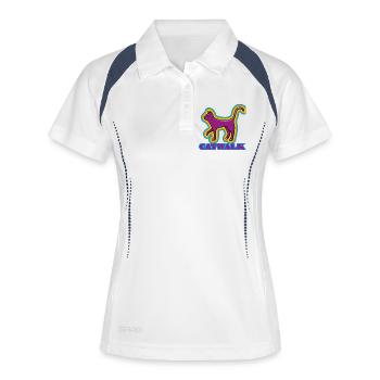 Snooty cuddly toy - Women's Polo breathable - white/navy - Front