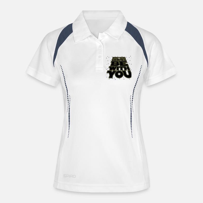 Relax Nature Statement Camping Holidays Camping - Women's Polo breathable - white/navy