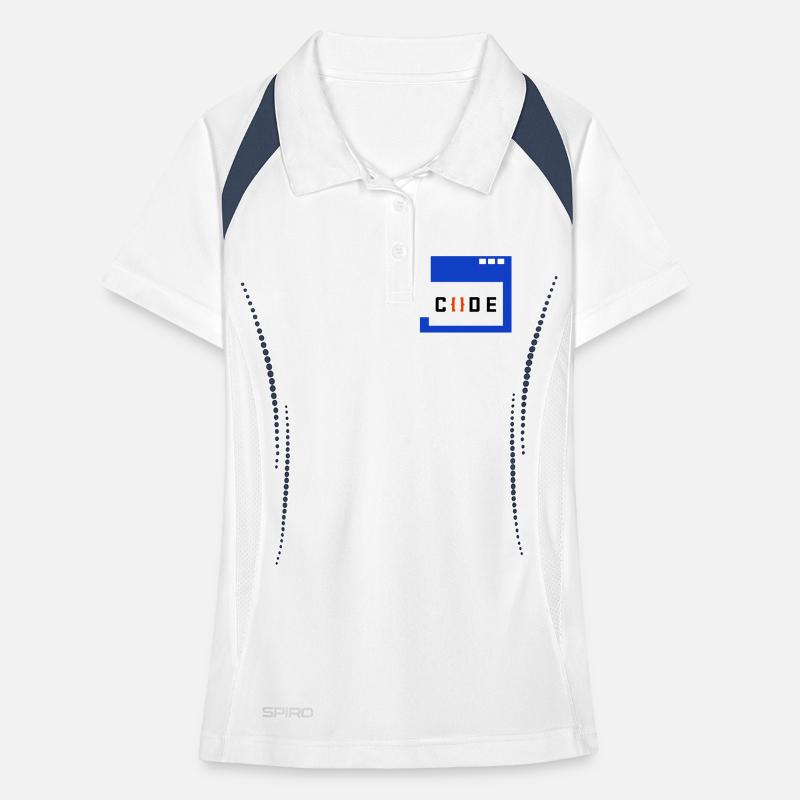 Job Coder Saying Work Worker Earn Money Women's Polo breathable