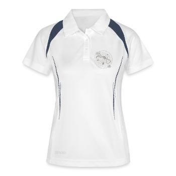 Hawaii Vintage Map - Women's Polo breathable - white/navy - Front