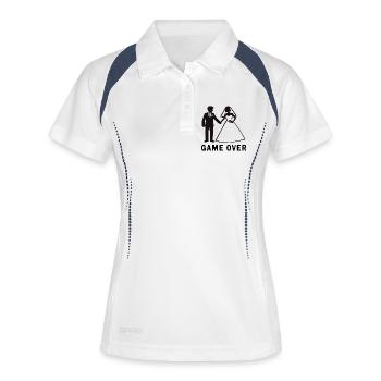 Newlyweds Game Over Wedding - Women's Polo breathable - white/navy - Front
