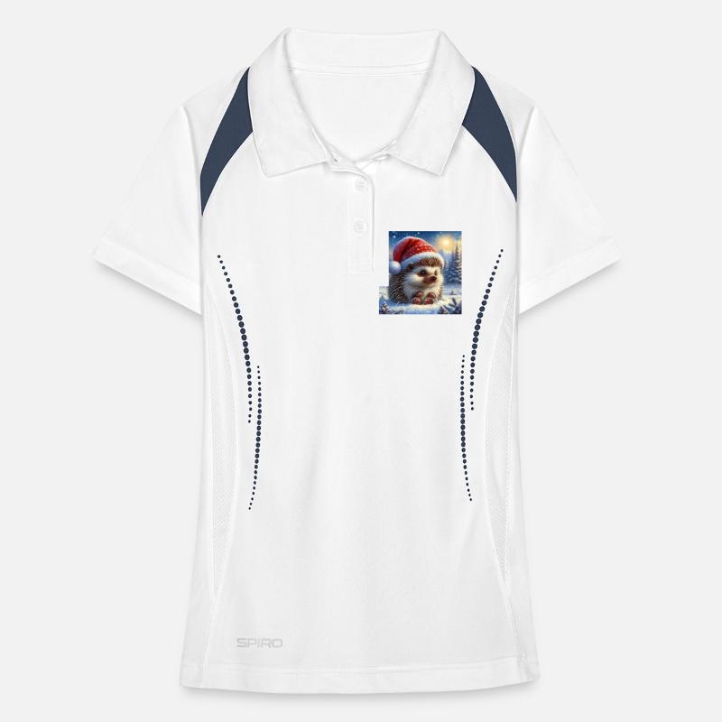 Hérisson de Noël Polo respirant Femme