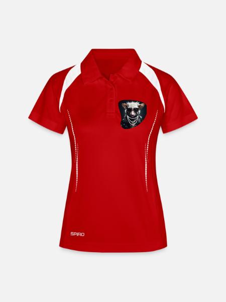 Hard Rock Possum - Women's Polo breathable - white/navy