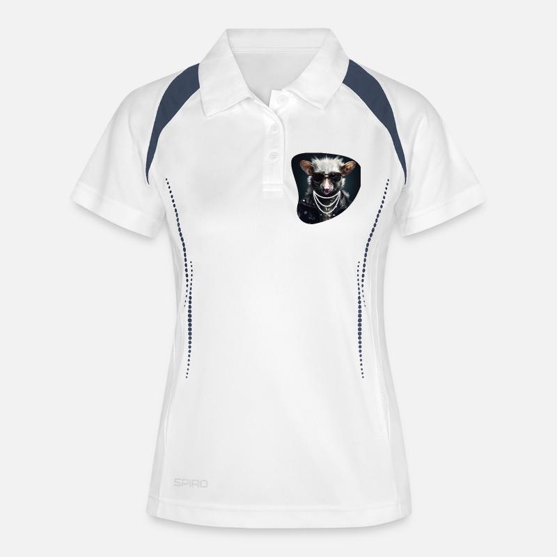 Hard Rock Possum - Women's Polo breathable - white/navy