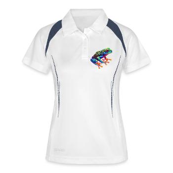 Frog - Women's Polo breathable - white/navy - Front