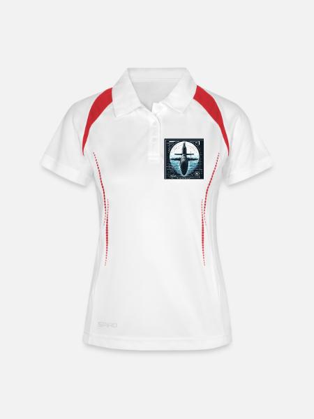 Submarine - Women's Polo breathable - white/navy