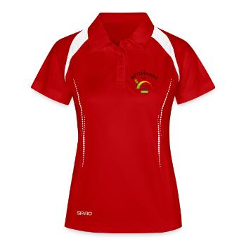 Retirement Plans: Relaxed Low Stress Levels - Women's Polo breathable - white/navy - Front