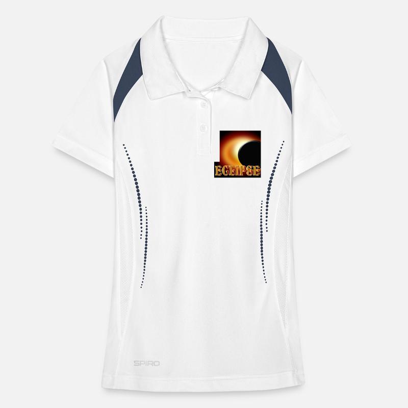 SOLAR ECLIPSE ECLIPSE ASTRONOMY Women's Polo breathable