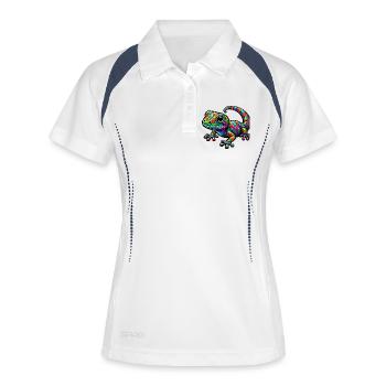 Gecko - Women's Polo breathable - white/navy - Front