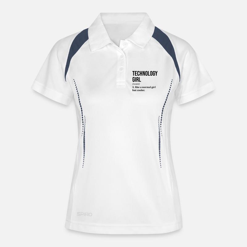 Technology - Women's Polo breathable - white/navy