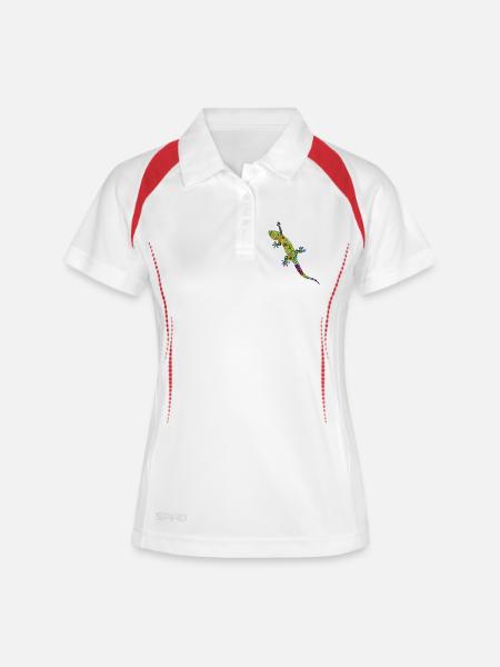 Gecko - Women's Polo breathable - white/navy