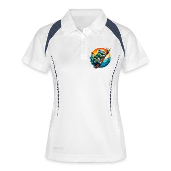Koala - Polo respirant Femme - blanc/marine - Devant