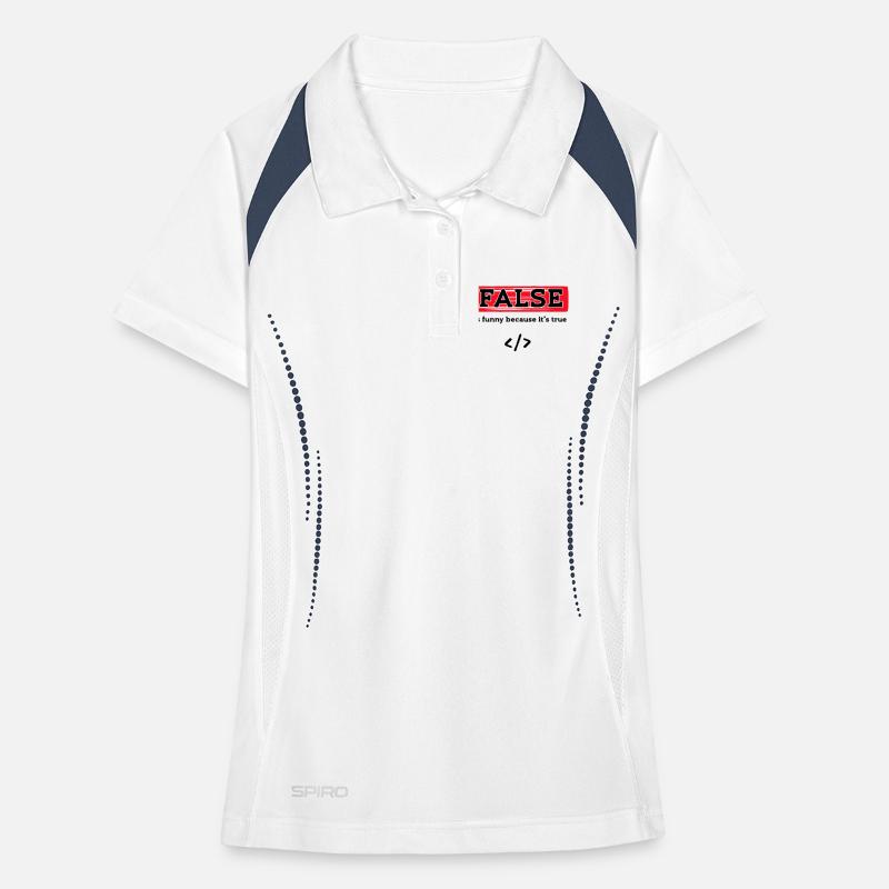 Code Debug Programmeur Développeur Dictons amusants Polo respirant Femme