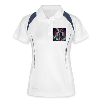 Invoking Satan - Women's Polo breathable - white/navy - Front