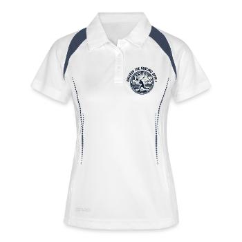 Unleash the Hurling spirit - Women's Polo breathable - white/navy - Front