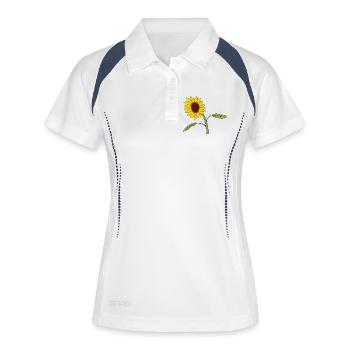 Vêtements et accessoires pour toute la famille avec Girasol - Polo respirant Femme - blanc/marine - Devant