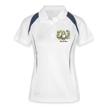 Chilling Sloth - Women's Polo breathable - white/navy - Front