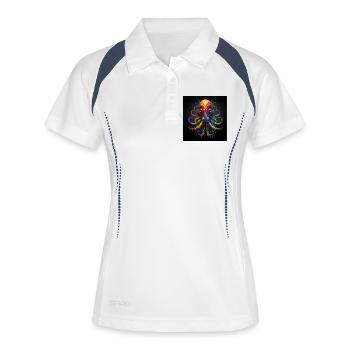 Octopus Octopus Fantasy Colorful Sea Water - Women's Polo breathable - white/navy - Front