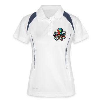 Octopus - Women's Polo breathable - white/navy - Front