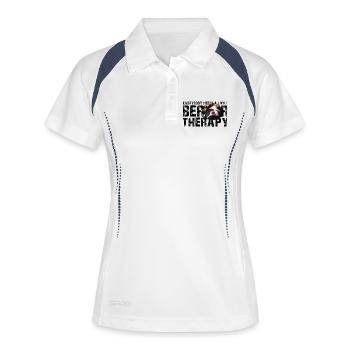 Bernese mountain dog - Women's Polo breathable - white/navy - Front