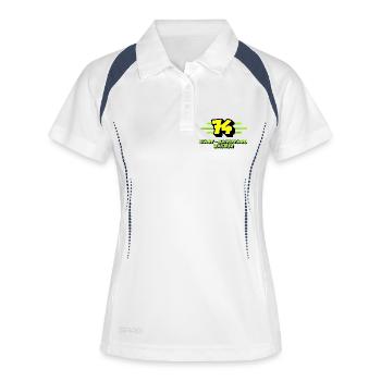 Complaining from Haut-Savoyard - Women's Polo breathable - white/navy - Front