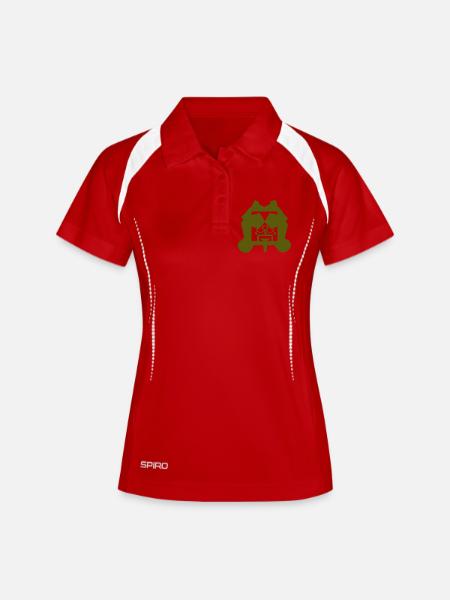 Mr. Dot - Women's Polo breathable - white/navy