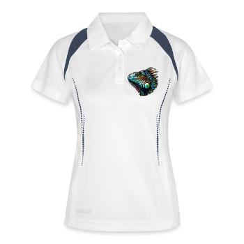 Iguana - Women's Polo breathable - white/navy - Front