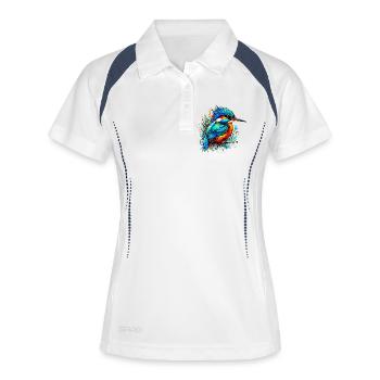 Kingfisher - Women's Polo breathable - white/navy - Front
