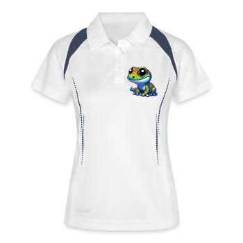 Gecko - Women's Polo breathable - white/navy - Front