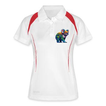 Koala - Polo respirant Femme - blanc/marine - Devant