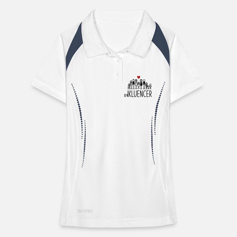 Inkluencer Frauen Polo atmungsaktiv