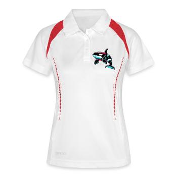 Killer whale - Women's Polo breathable - white/navy - Front
