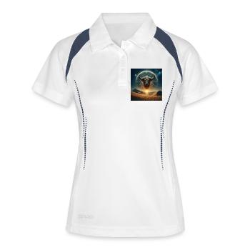 TAURUS \ Tiet Circle Sign - Women's Polo breathable - white/navy - Front