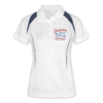 Sardines Canned Sardinhas Portugal - Women's Polo breathable - white/navy - Front