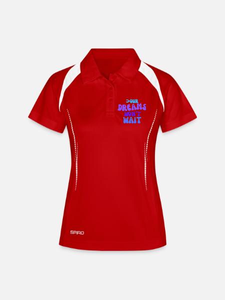 Your dreams won't wait. - Women's Polo breathable - white/navy
