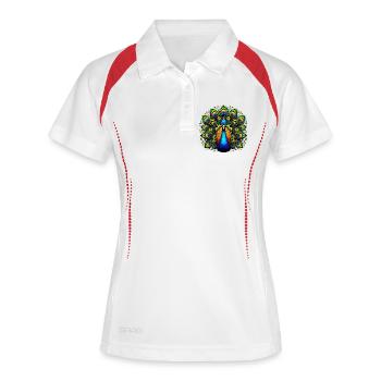 Peacock - Women's Polo breathable - white/navy - Front