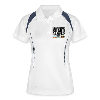 Did someone say board games? Board - Women's Polo breathable - white/navy - Front