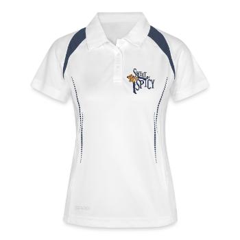 Sweet but spicy - Women's Polo breathable - white/navy - Front