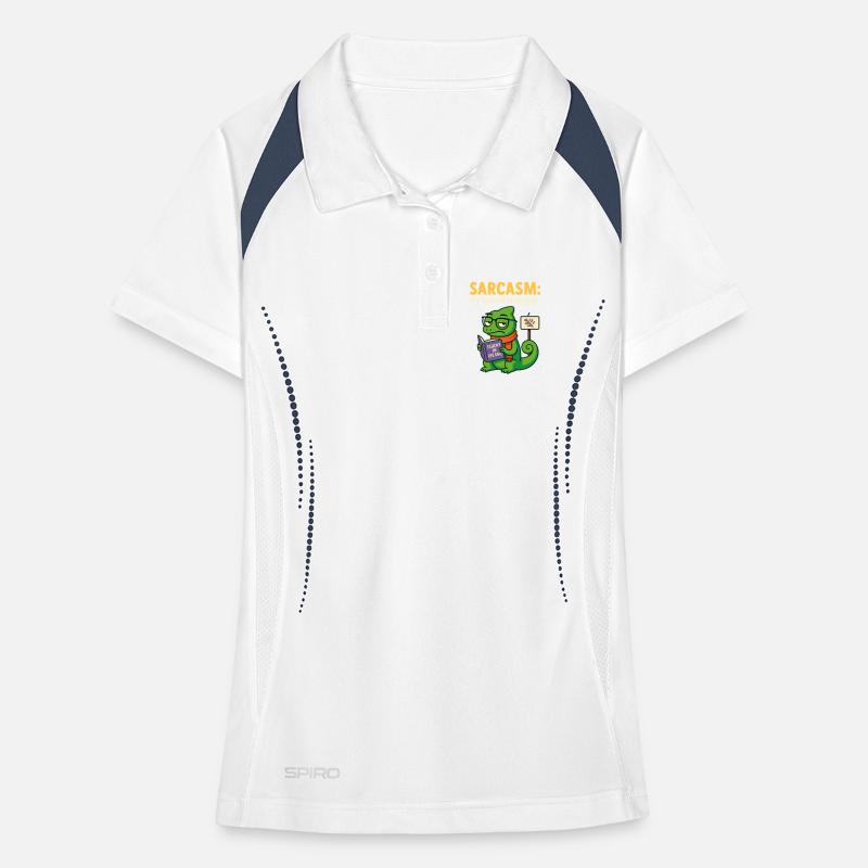 Second Language Sarcasm Women's Polo breathable