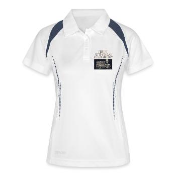 I'm not anti-social, I'm anti-bullshit - Women's Polo breathable - white/navy - Front
