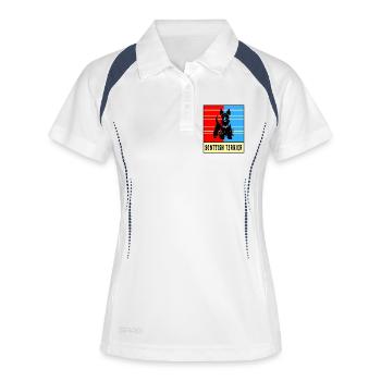 Scottish Terrier Vintage Design - Women's Polo breathable - white/navy - Front