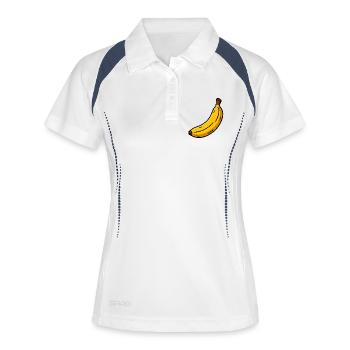 Banana Classic - Women's Polo breathable - white/navy - Front