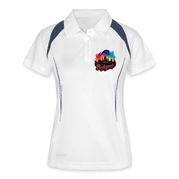 Budapest Capital Hungary Silhouette Gift - Women's Polo breathable - white/navy - Front