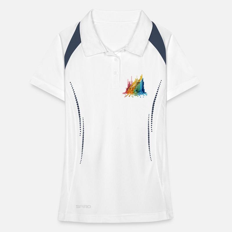 Frequency Wall Women's Polo breathable