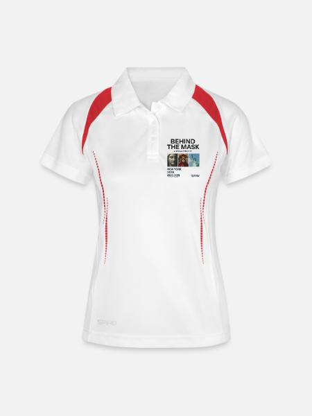 Behind the Mask: New York 2028 - Women's Polo breathable - white/navy