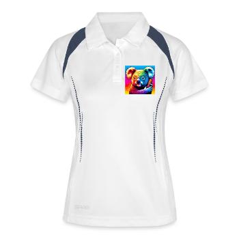 Koala - Polo respirant Femme - blanc/marine - Devant